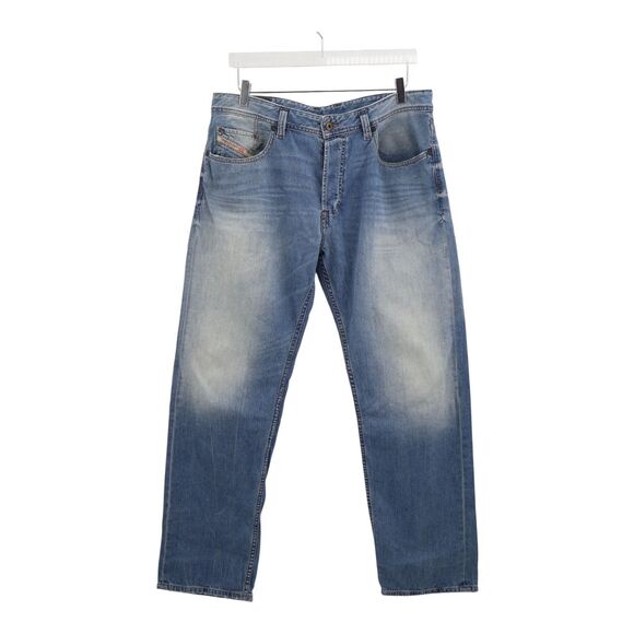 Diesel Larkee Relaxed Blue Regular Comfort Straight Jeans Mens Size 36 x 32 - Picture 1 of 12